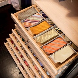 A Tie Drawer in a San Francisco Residence