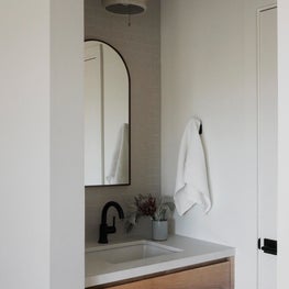 Mission Contemporary Guest Bathroom