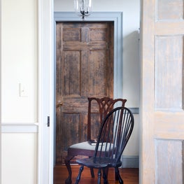 Upstate NY farmhouse, hallway.