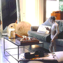 Loft Design Features Vintage, Salvage and Glamorous Finds