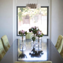  Family Home with a View- Dining Room Vignette