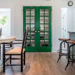 Kitchen at Bayview Cottage, Falmouth