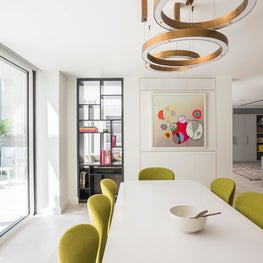 Kensington Townhouse Lower Ground Floor Open Dining and Kitchen