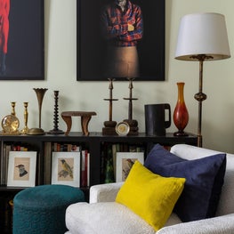 Eclectic Living Room Details