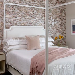 This kids bedroom proves that pretty and pink can be sophisticated and fun!