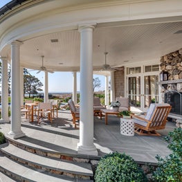 New England Shingle Style Covered Porch