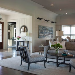 Hinsdale - Entry and Living Room