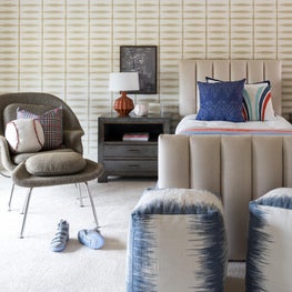 Portfolio: Baseball-themed boys room in Houston, Texas