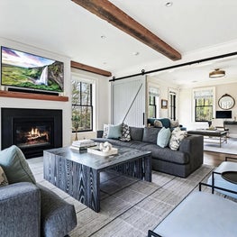Modern Weston Farmhouse- Living Room