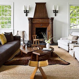 East Hampton House, View of Living Room