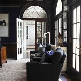 Navy Modern & Traditional Home Office