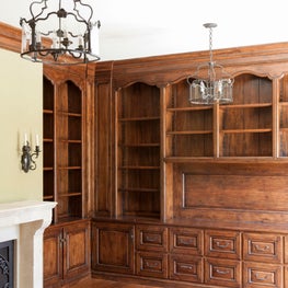 French Inspired Atherton Home - Reclaimed Walnut
