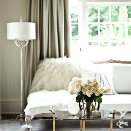 Sitting area in Authentic master bedroom