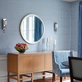 Love this custom sideboard. 