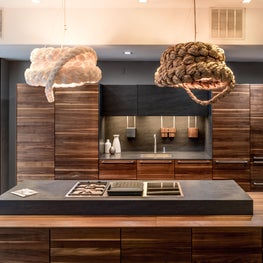 Bride Pendant Lamps in white Brown - MB Collection - GKC kitchen showroom NYC