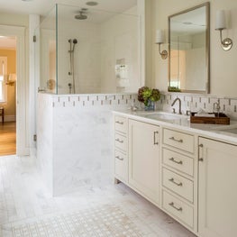 Marble bathroom. Sophia Shibles Interiors