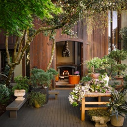 Garden looking into Great Room