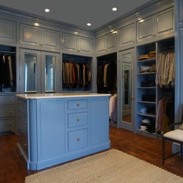 Master dressing room