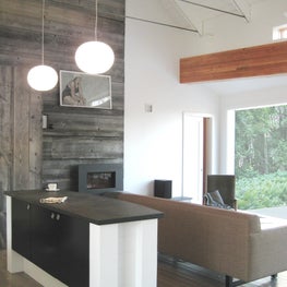 Kitchen into Living Room