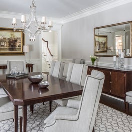 Greenwich CT Georgian Revival Dining Room 