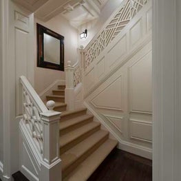 Interior Architecture of Miami Indian Creek Home featured in Architectural Digest - Stair