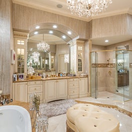 Palm Beach Tropical Paradise Glamor Bathroom