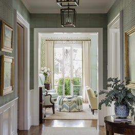 Hallway designed by Robin Gannon Interiors