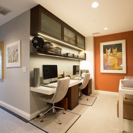A Clever Use of Space for a Much Needed Home Office
