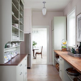 LBJ's Mother's Childhood Home - Butler's Pantry to Dining Room