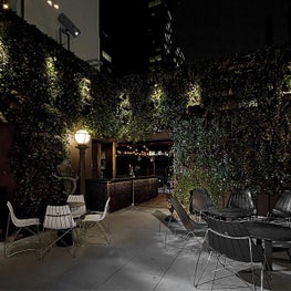 Upstairs Rooftop at the Kimberly Hotel, View of Rooftop Lounge