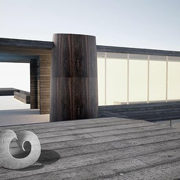 Foothill House Monterrey, Rendering of Exterior