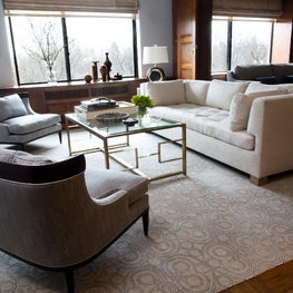 Central Park West Prewar/Modern Living Room/Upholstered Chairs/Upholstered Sofa