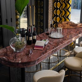 Living Room Bar Detail