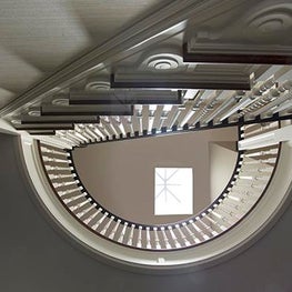 Historic Chestnut Hill Staircase Detail