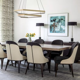 Portfolio: Modern Dining Room with Neutral Accents