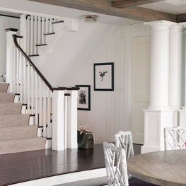 A Grand Stairwell and Dining Room