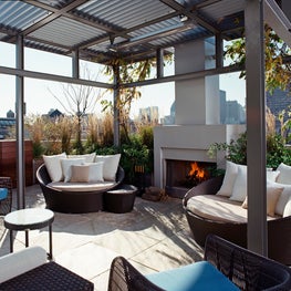 Soho Loft Terrace with fireplace