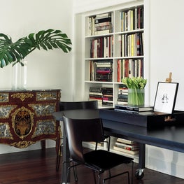 Lake Shore Drive Residence No. 2 Dining Area Detail with Donghia Anziano Chairs.