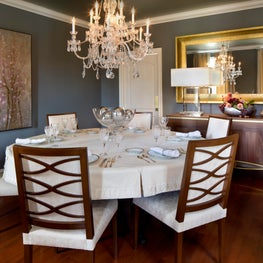 Dining Room combining Traditional and Contemporary