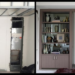 Master Bedroom Before and After - Downtown Triplex 