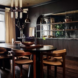 Eclectic, Edgy Dining Room