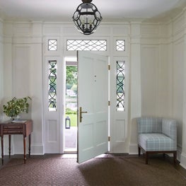 Contemporary Shingle Style Overlooking a Tidal River - Foyer