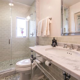 California Wine Country Renovation: Guest Bath