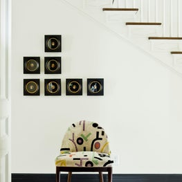 At Home foyer with modern chair