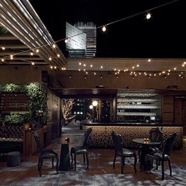 Upstairs Rooftop at the Kimberly Hotel, View of Rooftop Bar and Lounge