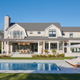 Quogue Residence Pool and Back Yard