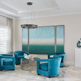 Contemporary Intracoastal Sanctuary Living Room