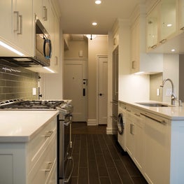 Open White Custom Kitchen