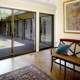 Transitional Courtyard Home