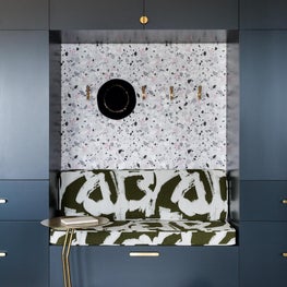 Portfolio: Built in Storage with Various Patterns and Colors